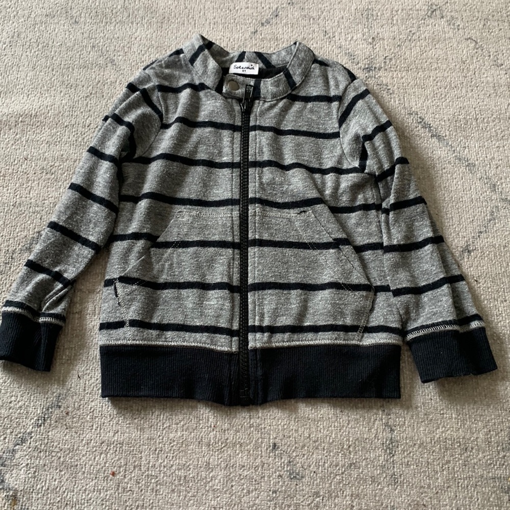 Splendid toddler boys zip up sweatshirt 2T